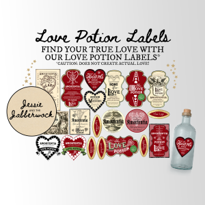 Love Potion Labels Printable Bundle