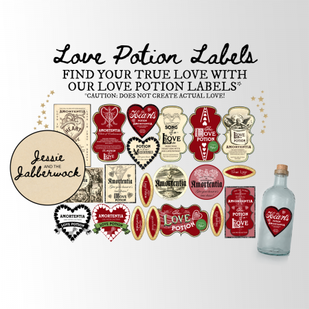 Love Potion Labels Printable Bundle Love Potion Labels Printable Bundle