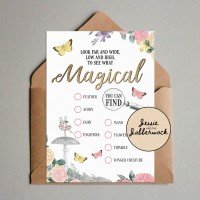Vintage Fairy Scavenger Hunt Printable
