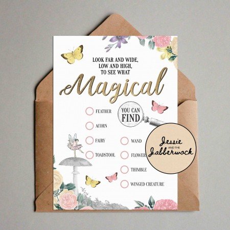 Vintage Fairy Scavenger Hunt Printable Vintage Fairy Scavenger Hunt Printable