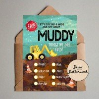 Construction Scavenger Hunt Printable
