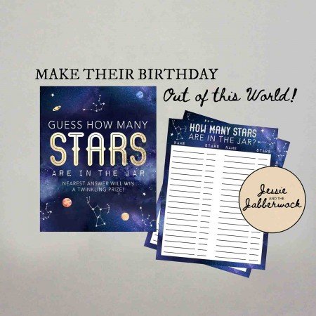 Printable Space Party Games Printable Space Party Games