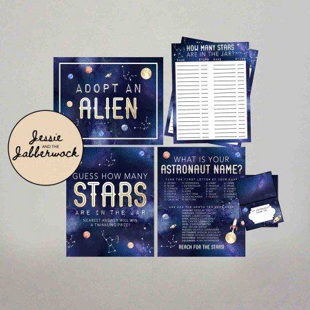 Printable Space Party Games Printable Space Party Games