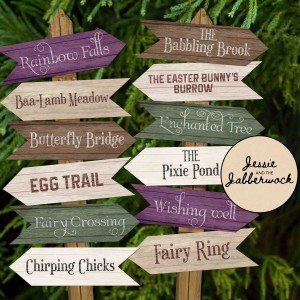Easter Directional Sign Set