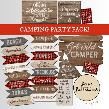 Lumberjack Plaid Super Set Printables Lumberjack Plaid Super Set Printables
