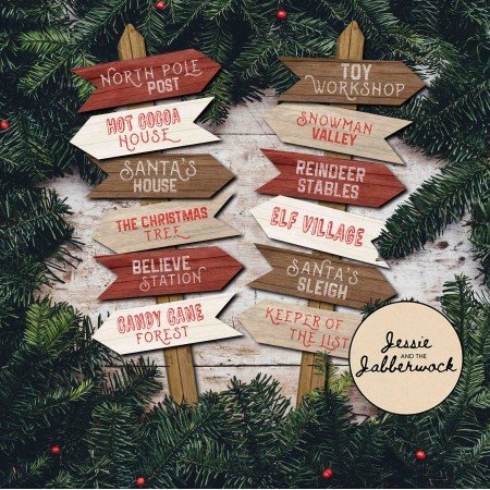 North Pole Christmas Directional Sign Set North Pole Christmas Directional Sign Set