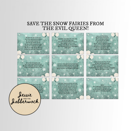 Snow Fairy Treasure Hunt Party Set Snow Fairy Treasure Hunt Party Set