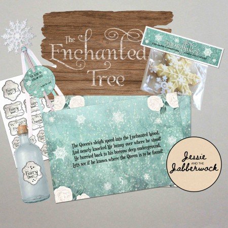 Snow Fairy Treasure Hunt Party Set Snow Fairy Treasure Hunt Party Set