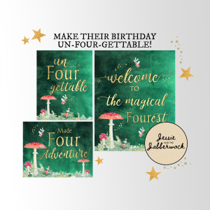 Fairy 4th Birthday 8x10 Printables