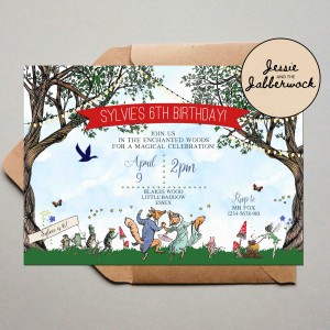 Enchanted Woodland Animals Invite