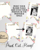 Vintage Fairy First Year Photo Banner Printable Vintage Fairy First Year Photo Banner Printable
