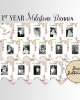 Vintage Fairy First Year Photo Banner Printable Vintage Fairy First Year Photo Banner Printable