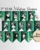 Fairy First Year Photo Banner Printable Fairy First Year Photo Banner Printable
