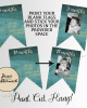 First Year Neverland Photo Banner Printable First Year Neverland Photo Banner Printable