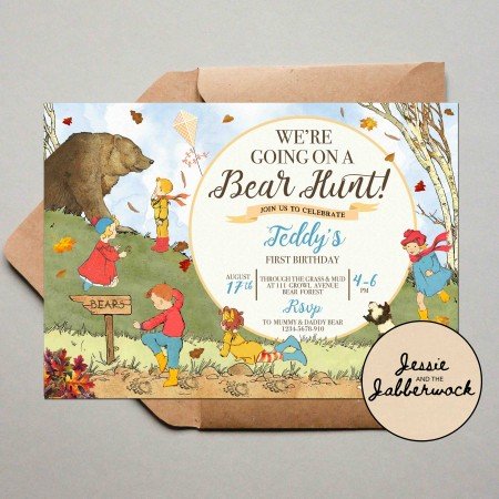 Autumn Bear Hunt Invite Autumn Bear Hunt Invite
