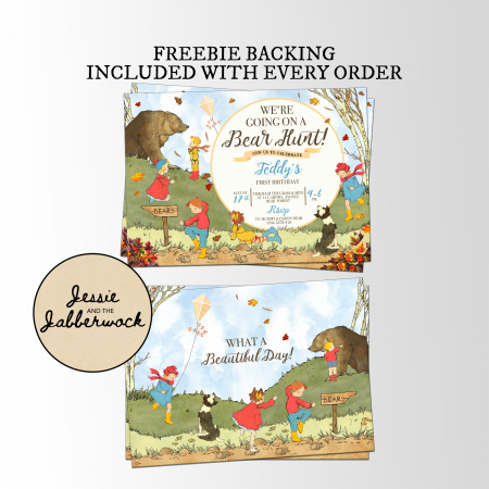 Autumn Bear Hunt Invite Autumn Bear Hunt Invite