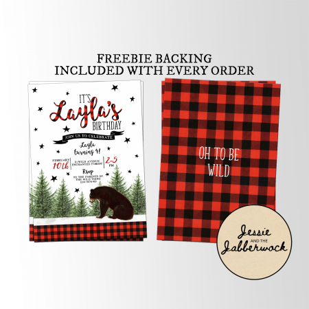 Winter Wonderland Brown Bear Invite Winter Wonderland Brown Bear Invite