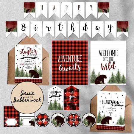 Winter Wonderland Brown Bear Invite Winter Wonderland Brown Bear Invite