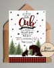 Plaid Brown Bear Cub Baby Set Plaid Brown Bear Cub Baby Set