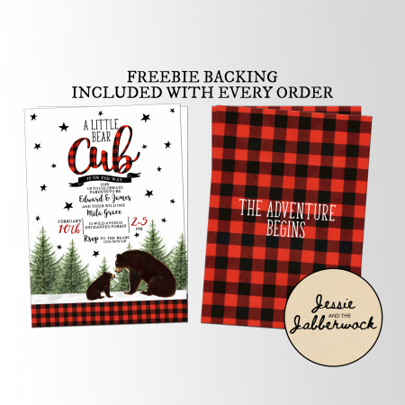 Plaid Brown Bear Cub Baby Set Plaid Brown Bear Cub Baby Set