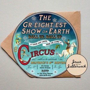 Gr-EIGHT-est Show Circus Invite