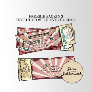 Gr-EIGHT-est Show Circus Ticket Invite