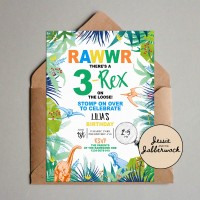 3-Rex Invite