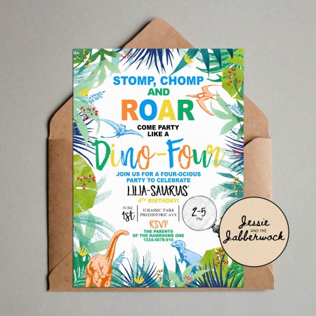 Dino-FOUR Invite Dino-FOUR Invite