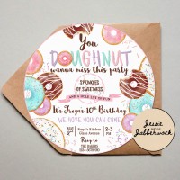 Doughnut Invite