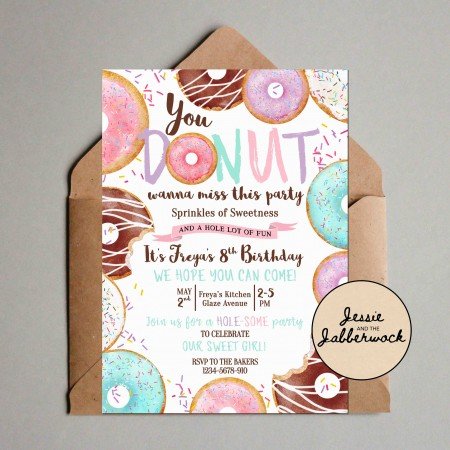 Donut Invite Donut Invite