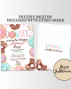 Donut worry, Be Happy Invite Donut worry, Be Happy Invite