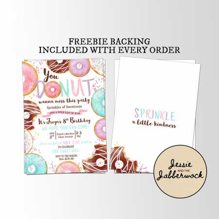 Donut Invite Donut Invite