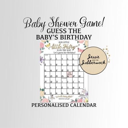 Fairy Due Date Calendar