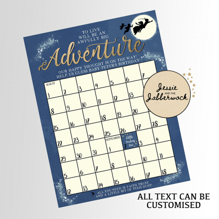 Neverland Due Date Calendar Neverland Due Date Calendar