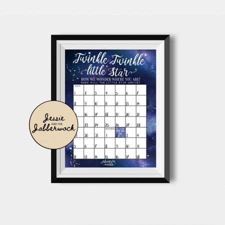 Twinkle Twinkle Due Date Calendar Twinkle Twinkle Due Date Calendar