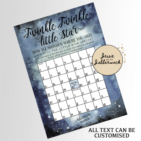 Galaxy Due Date Calendar Galaxy Due Date Calendar