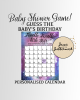 Pink and Blue Due Date Calendar Pink and Blue Due Date Calendar