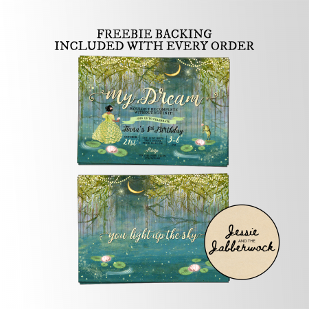 Princess & the Frog Invite Princess & the Frog Invite