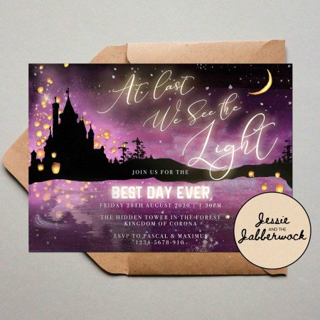 Rapunzel Invite Rapunzel Invite