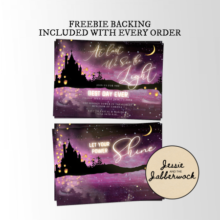 Rapunzel Invite Rapunzel Invite