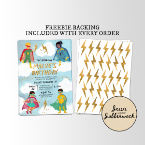 Superhero Invite