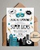Superhero Comic Book Invite Superhero Comic Book Invite