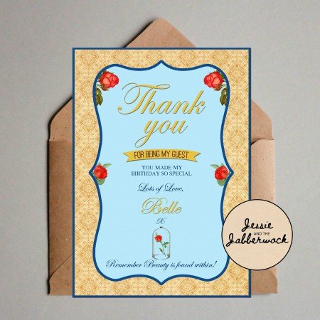 Beauty and the Beast Invite Beauty and the Beast Invite