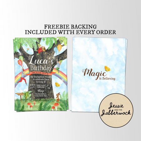 Fairyland, Enchanted Tree Invite Fairyland, Enchanted Tree Invite