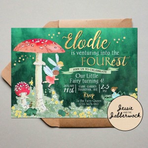 Into the FOURest Fairy Invite
