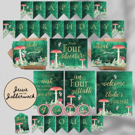 Into the FOURest Fairy Invite Into the FOURest Fairy Invite