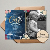 1st Birthday Fairy Photo Invite
