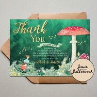 Fairy Baby Thank you Note