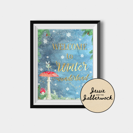 Winter Wonderland Fairy Invite Winter Wonderland Fairy Invite