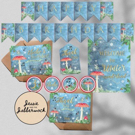 Winter Wonderland Fairy Invite Winter Wonderland Fairy Invite